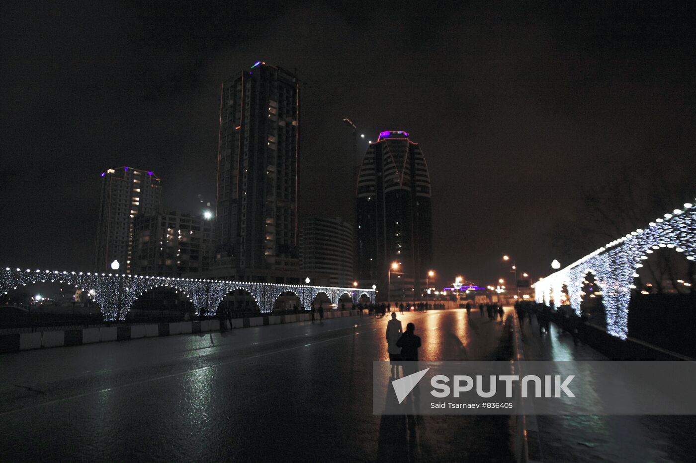 New Year celebration in Grozny