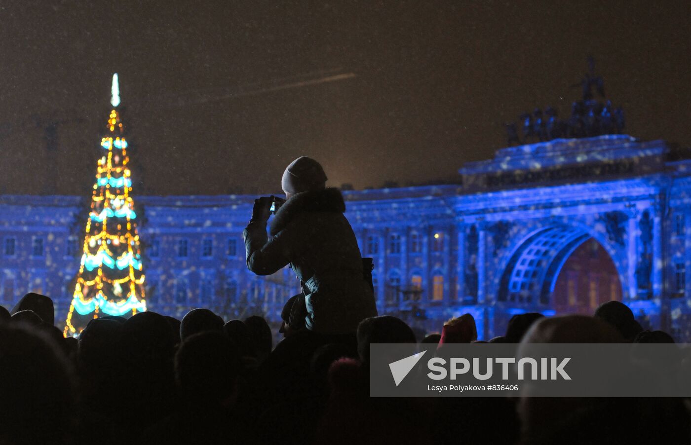 New Year celebration in St.Petersburg