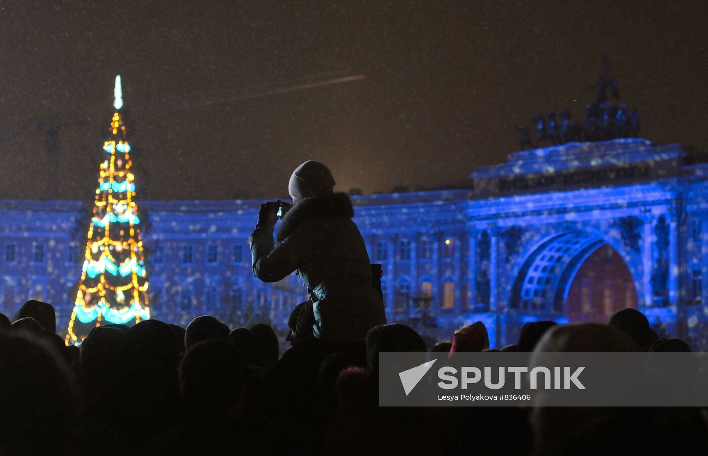 New Year celebration in St.Petersburg