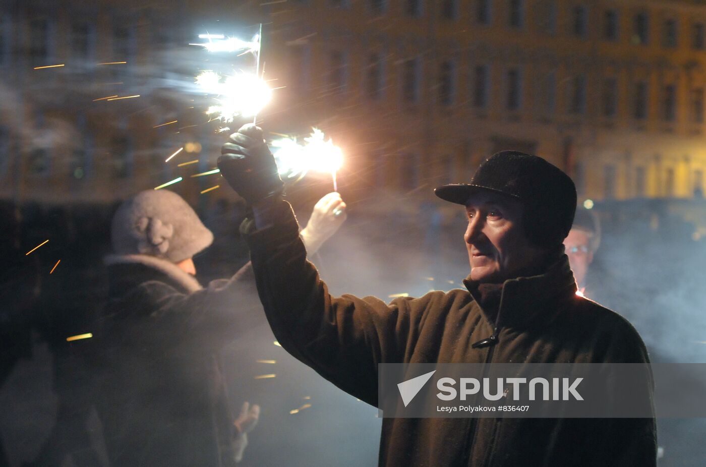 New Year celebration in St.Petersburg