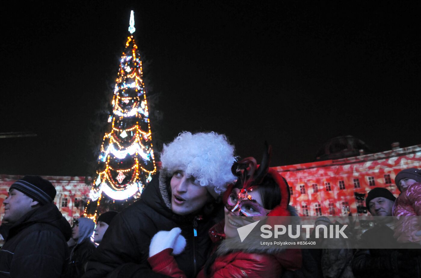 New Year celebration in St.Petersburg