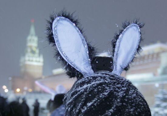 New Year celebration on Red Square