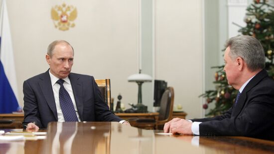 Vladimir Putin holds meeting in Novo-Ogarevo
