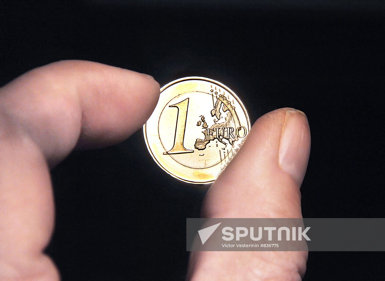 Euro coins of Estonia, which joined EU on January 1