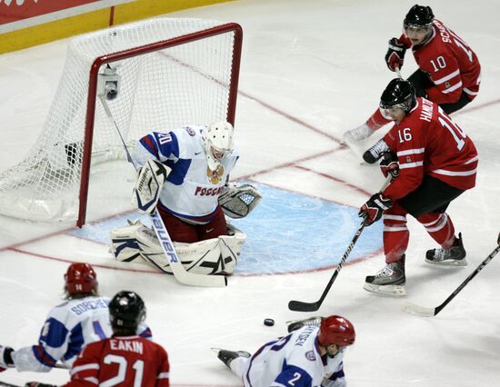 2010 World Junior Hockey Championships. Canada vs. Russia