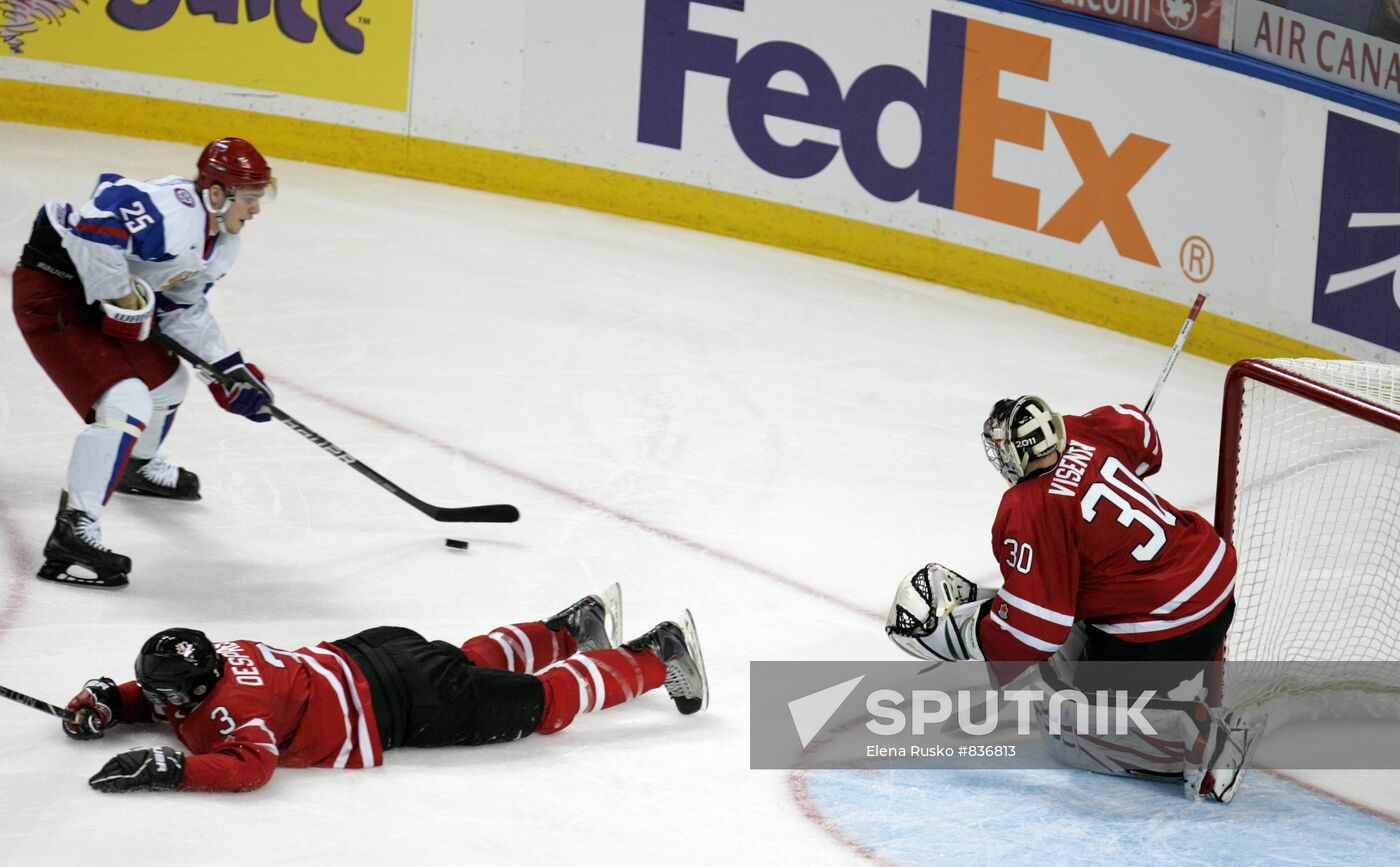 2010 World Junior Hockey Championships. Canada vs. Russia