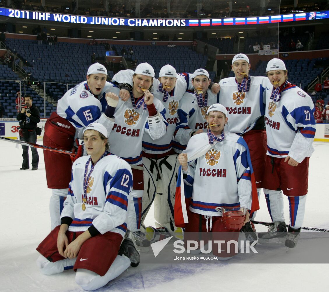 Russian junior ice hockey team wins 2011 World U20 Championship