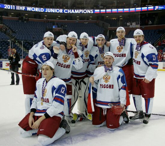 Russian junior ice hockey team wins 2011 World U20 Championship