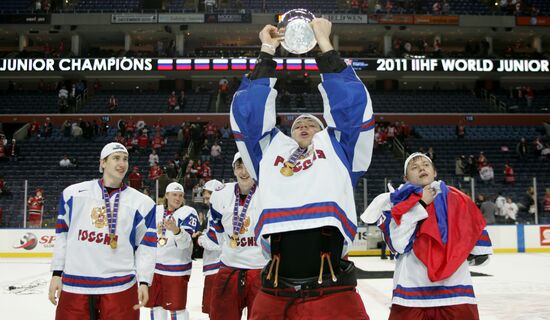 Russian junior ice hockey team wins 2011 World U20 Championship