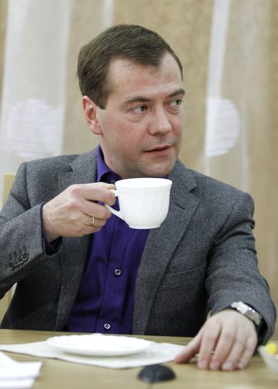 Dmitry Medvedev in Ivanovo