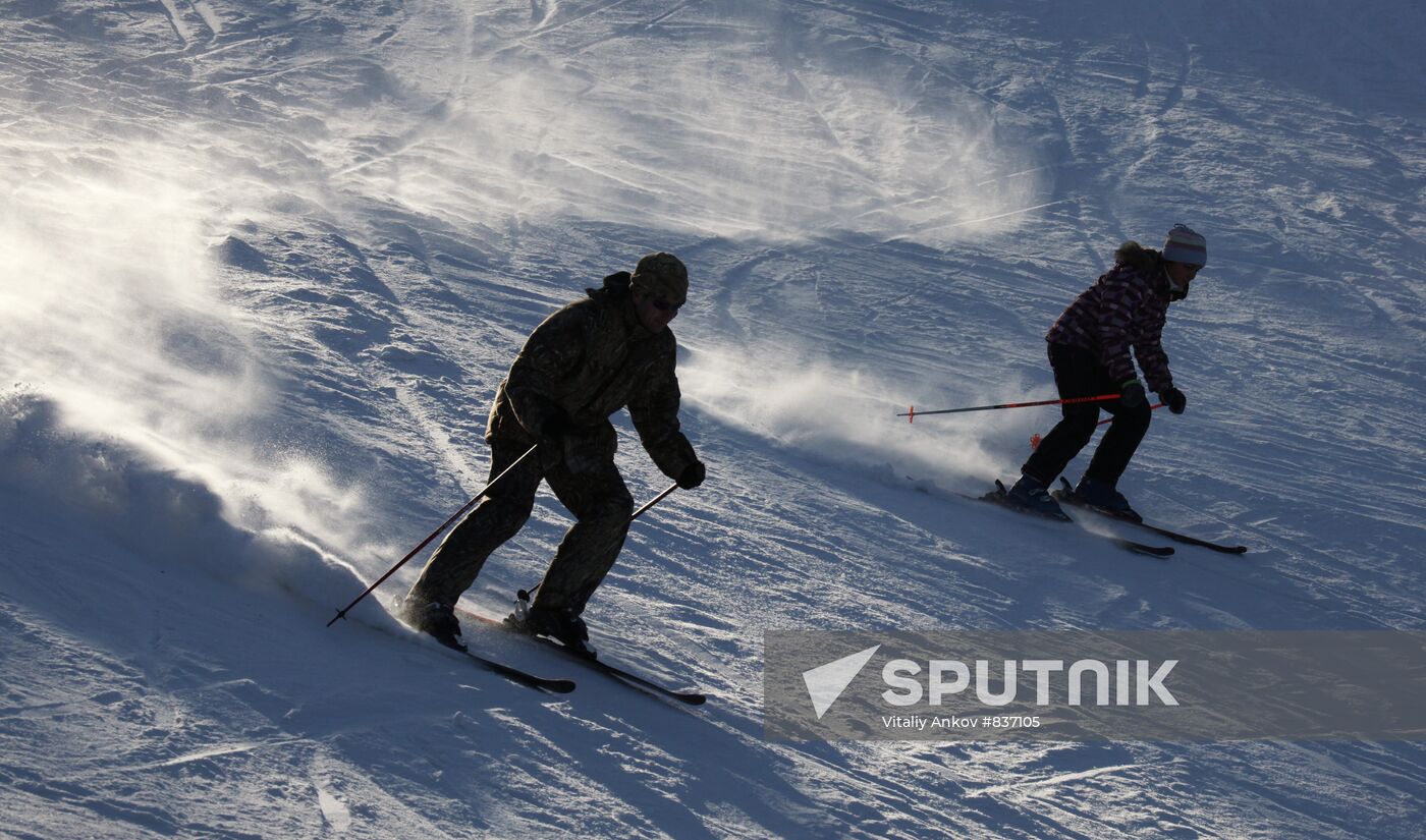 Ski center near Vladivostok
