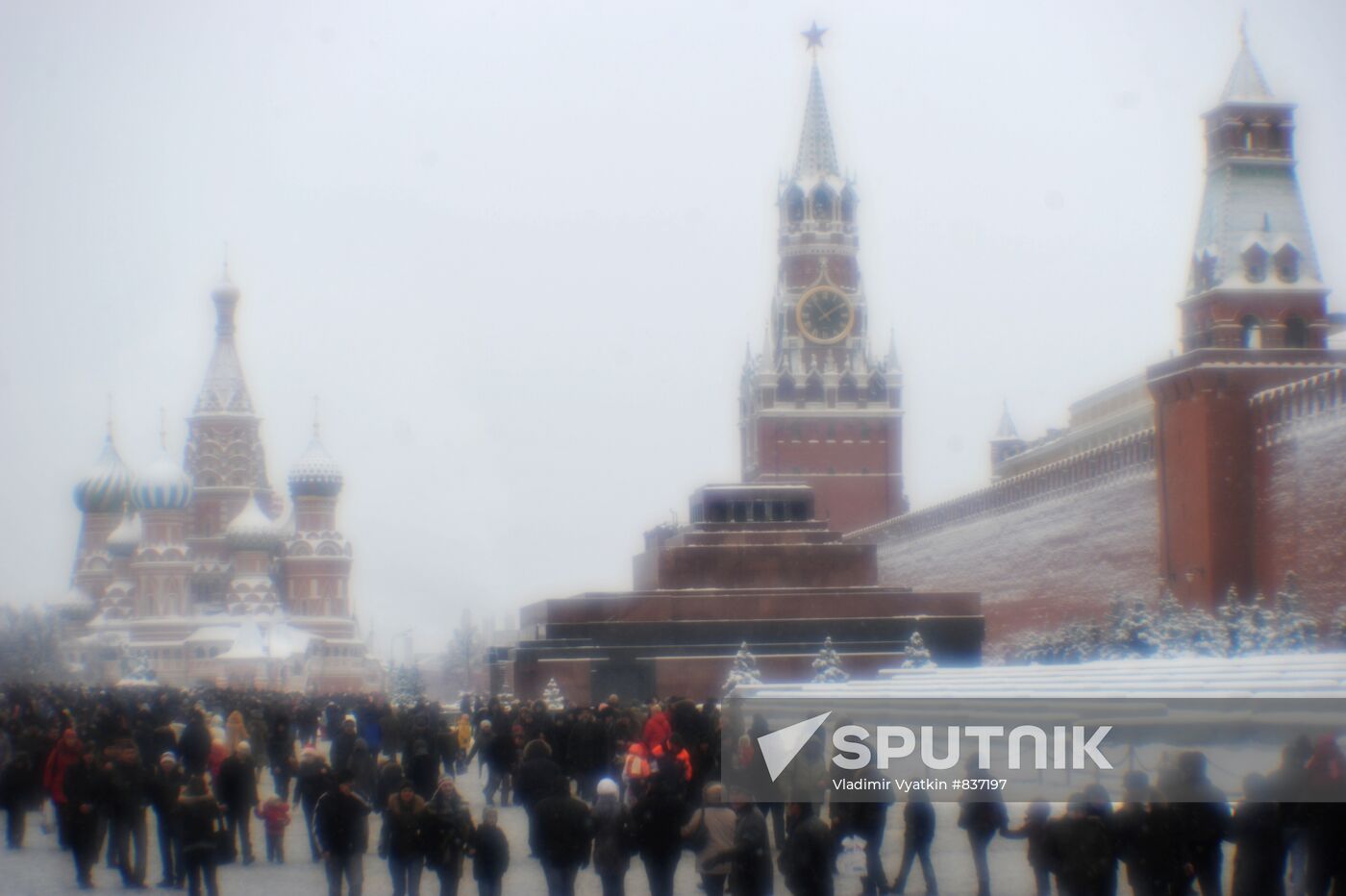 Red Square in wintertime