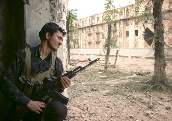Fighting for Grozny city center
