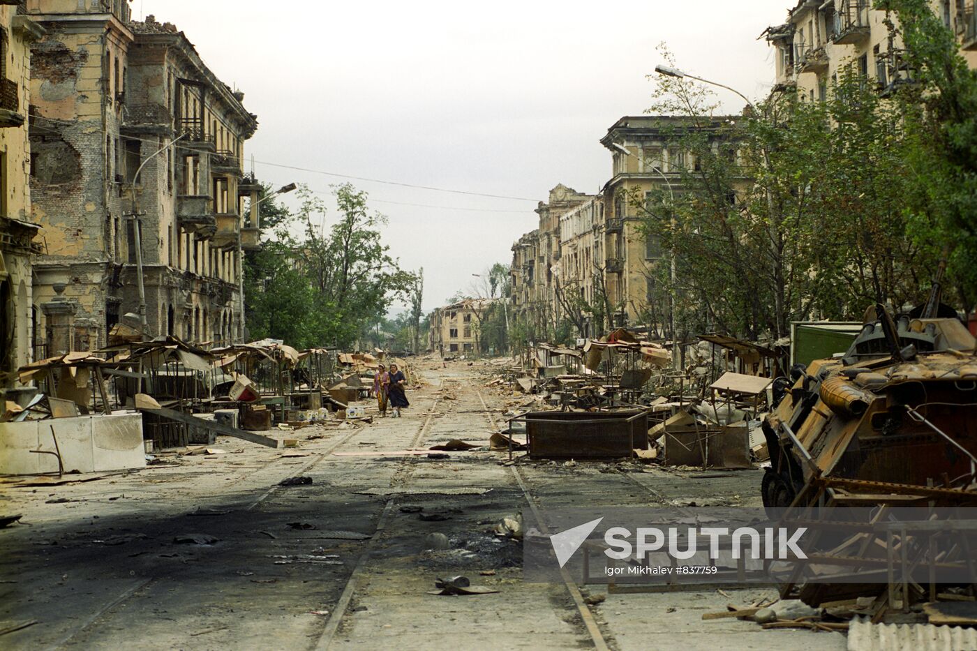 Mira (Peace) Street in Grozny