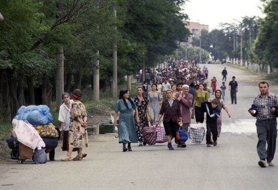 Grozny evacuating