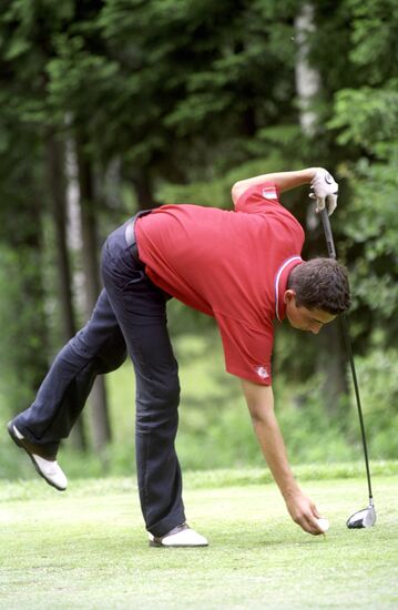 Golf player Dmitry Vinogradov