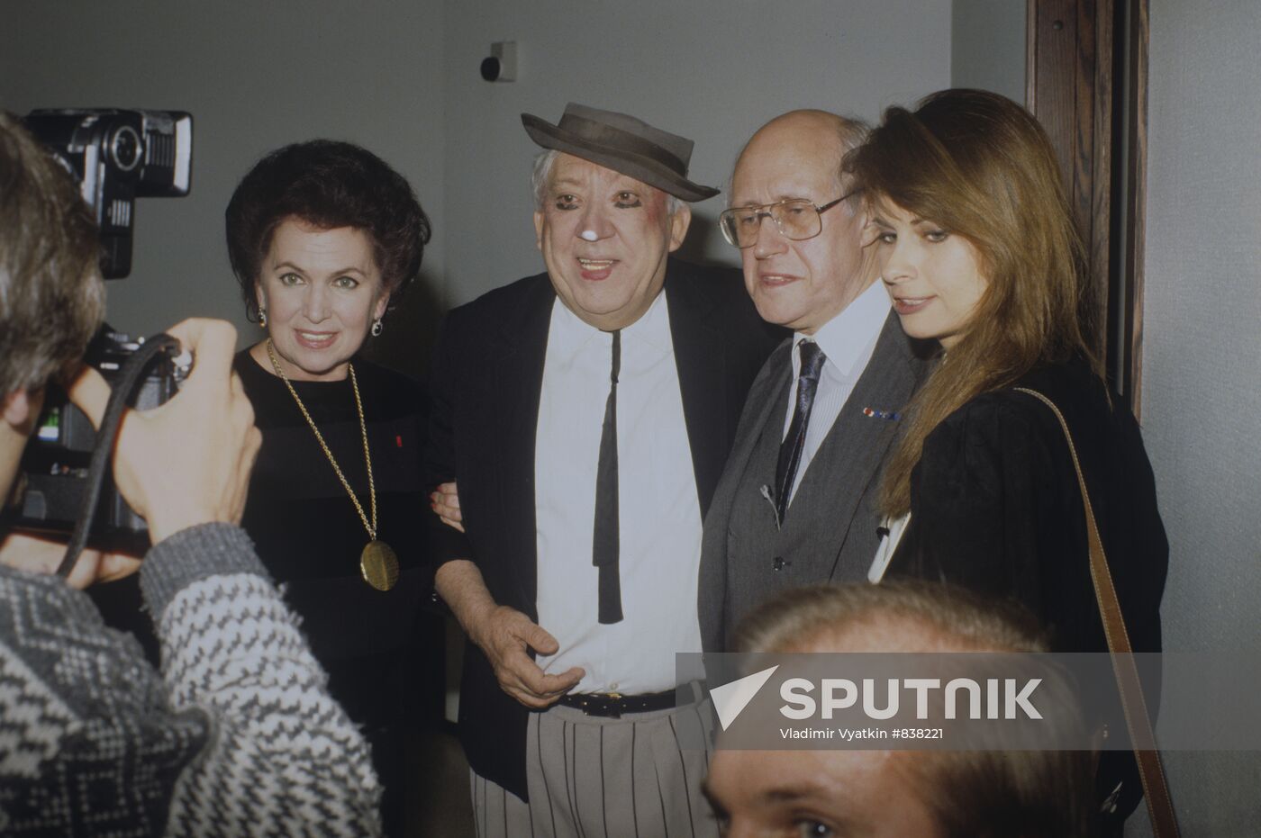 Yuri Nikulin, Galina Vishnevskaya and Mstislav Rostropovich