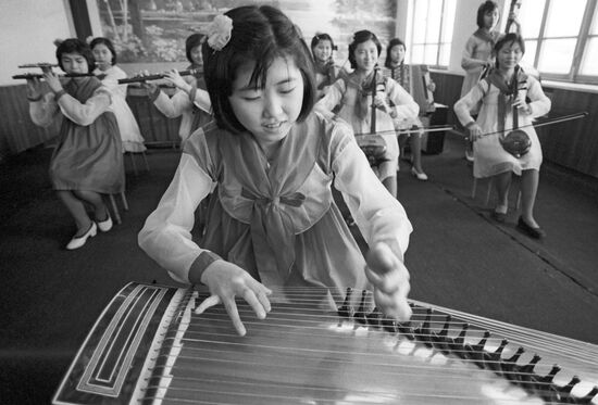 Young musician in Pyongyang