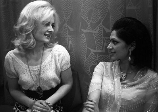 Actresses Eve Kivi and Simi Garewal