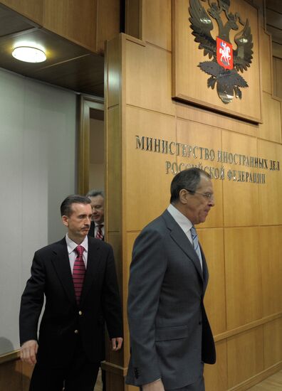 News conference by Foreign Minister Sergei Lavrov