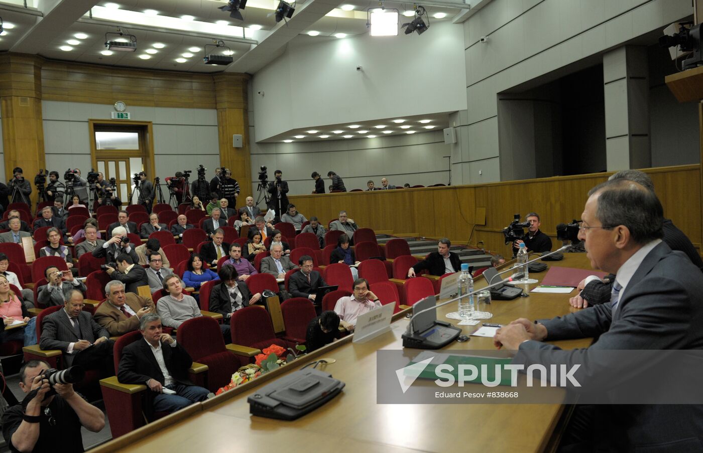 News conference by Foreign Minister Sergei Lavrov