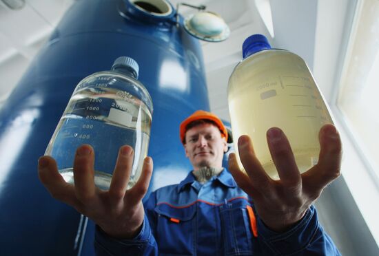 Commissioning water deferrization facility in Kaliningrad suburb