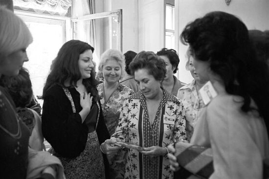 Public figure Hortensia Bussi de Allende