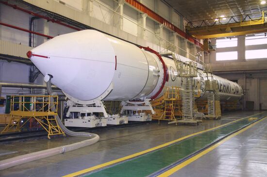 Arrangements for Zenit-3M carrier rocket launch