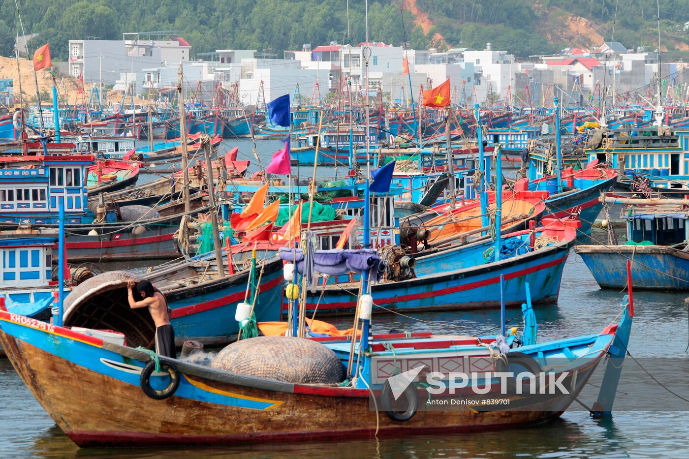Boats in the Nha Trang Bay