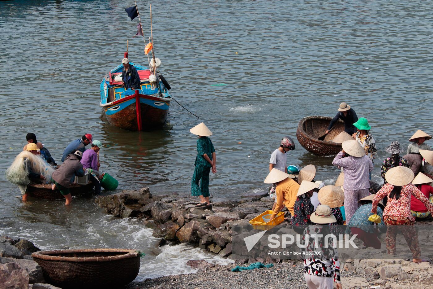 Fishermen's village in Nha Trang suburb