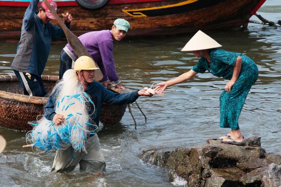 Fishermen's village in Nha Trang suburb