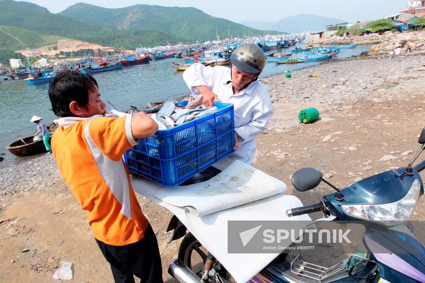 Fishermen's village in Nha Trang suburb