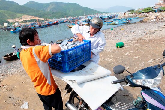 Fishermen's village in Nha Trang suburb