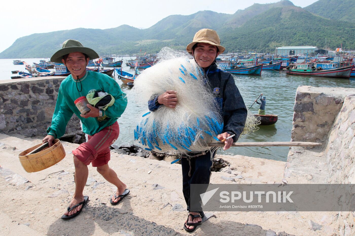 Fishermen's village in Nha Trang suburb