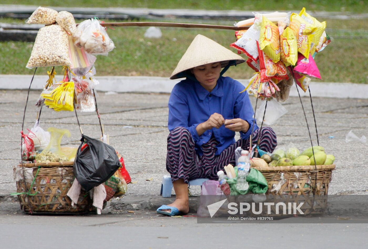 Street vendor of Nha Trang