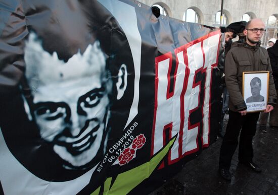 St. Petersburg rally protests ethnic crimes