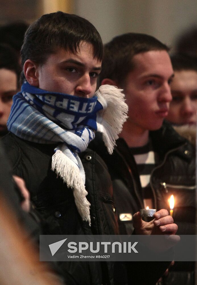 Memorial service for Yegor Sviridov held in St. Petersburg