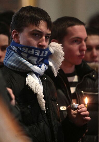 Memorial service for Yegor Sviridov held in St. Petersburg