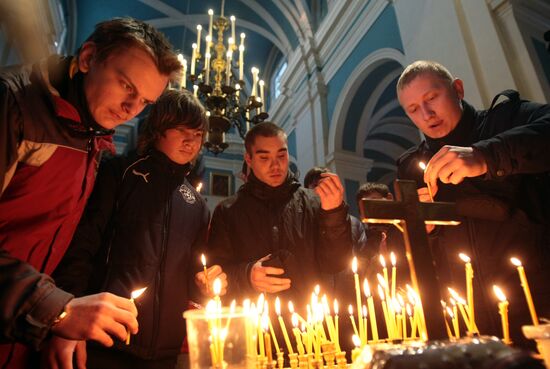 Memorial service for Yegor Sviridov held in St. Petersburg