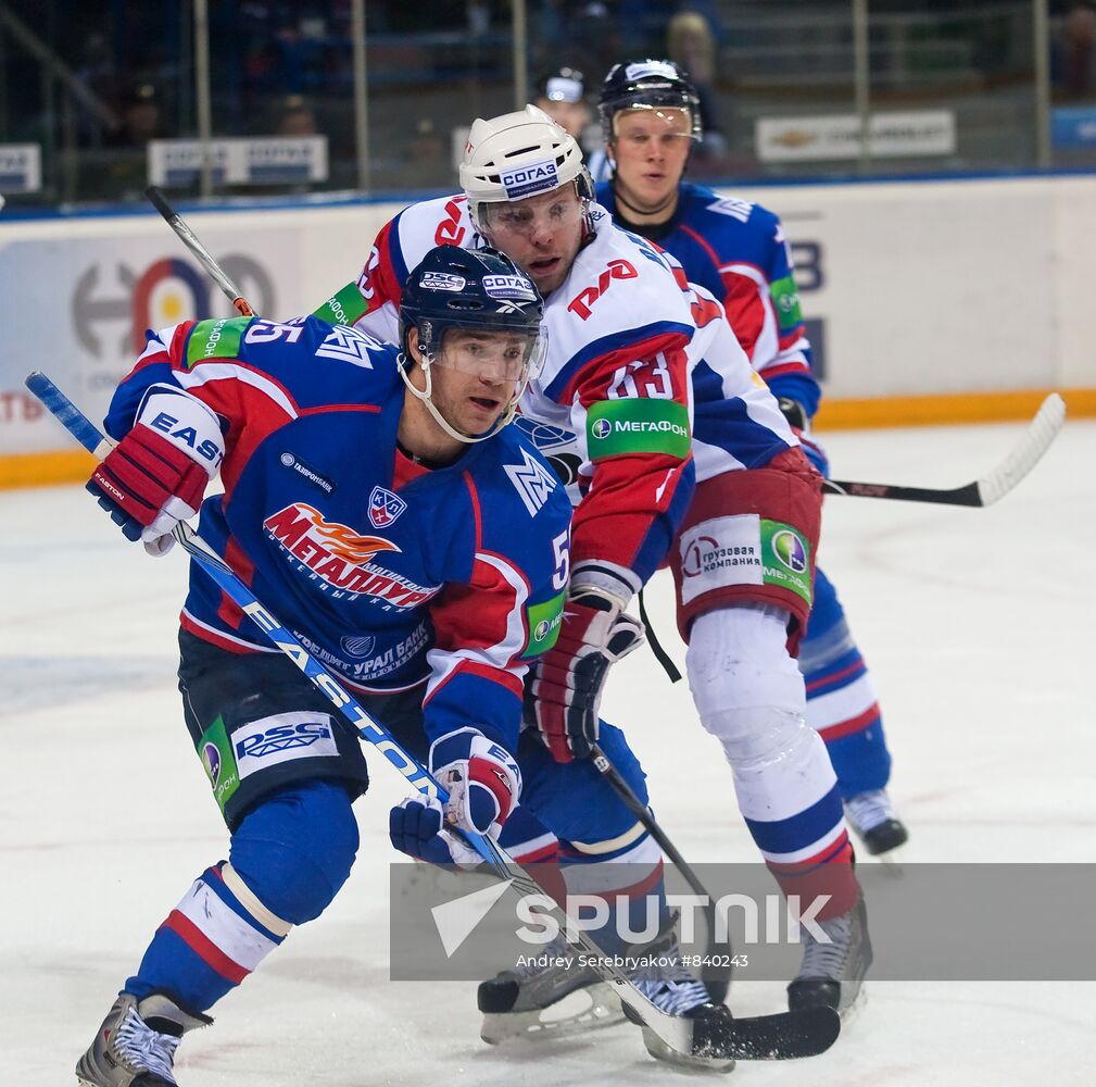 KHL: Metallurg vs. Lokomotiv