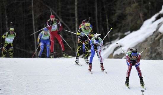 Biathlon. World Cup 5. Men. Pursuit