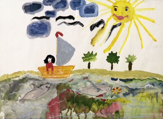 "Drawings by Children of Chechnya"