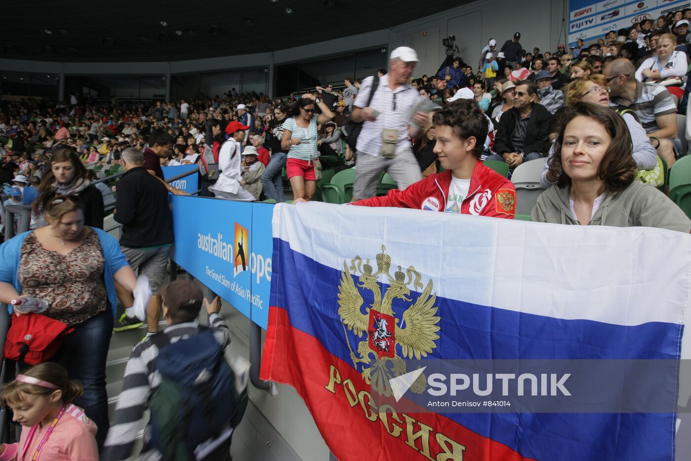 Australian Open Tennis Championships, day one