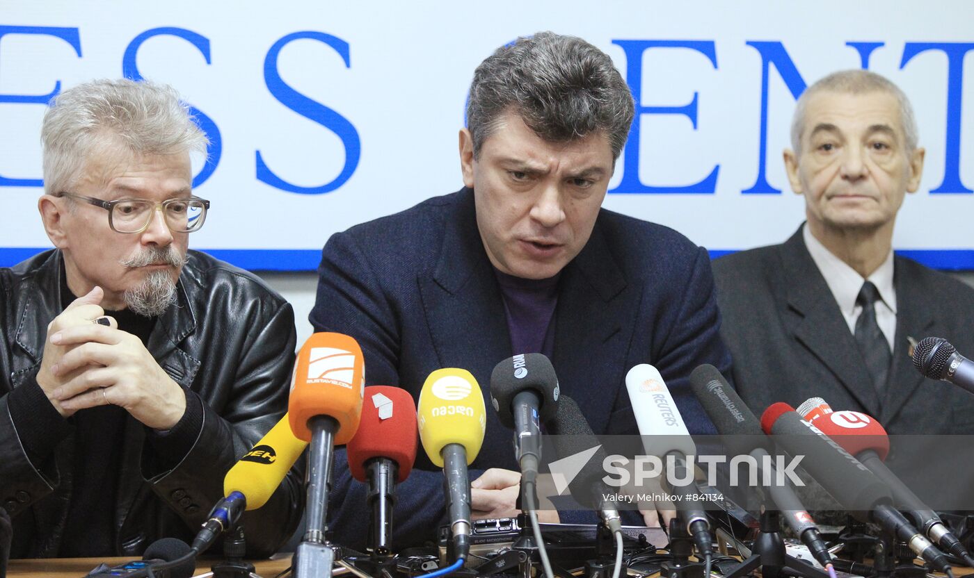 Eduard Limonov, Boris Nemtsov and Konstantin Kosyakin