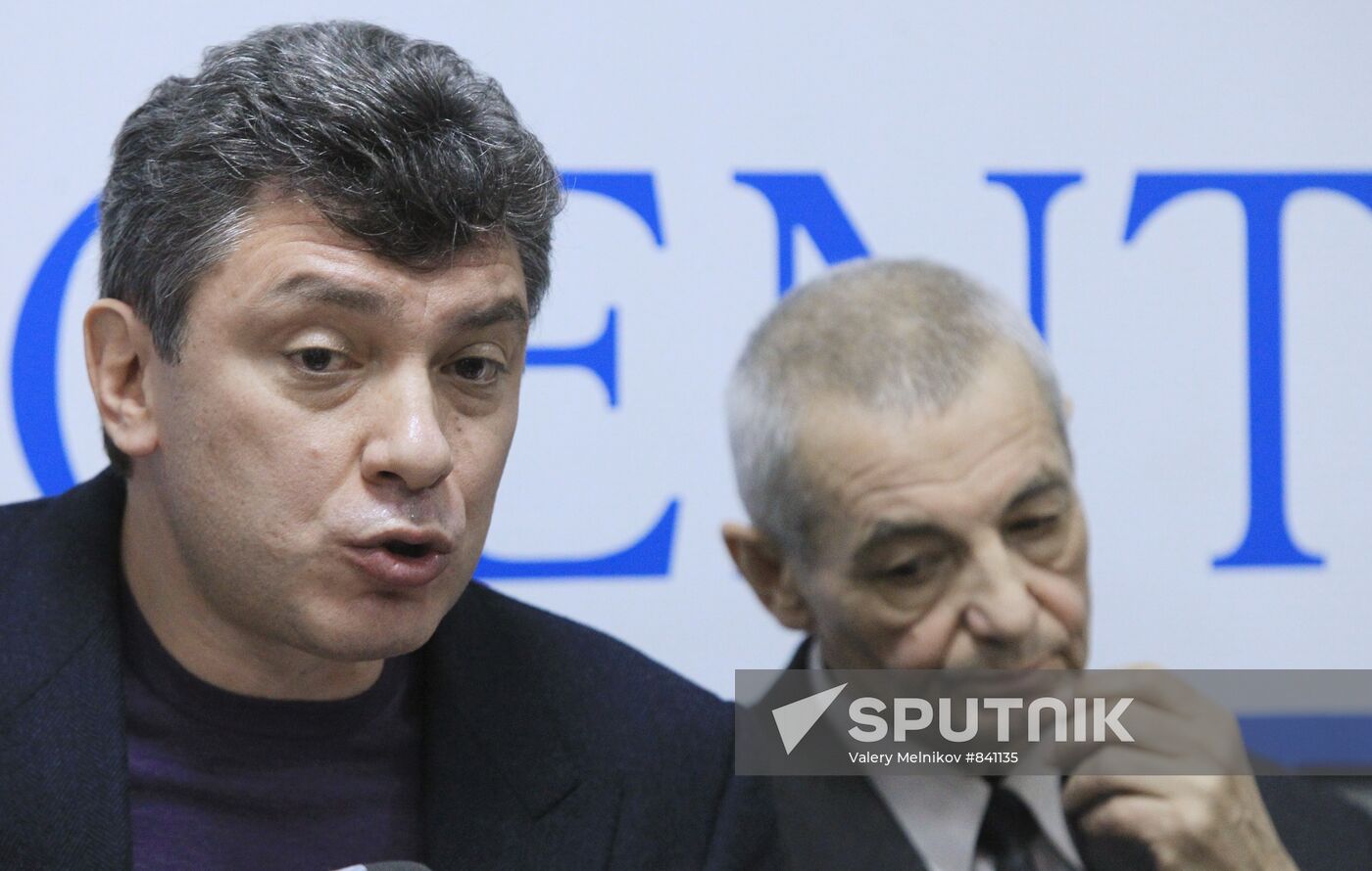 Boris Nemtsov and Konstantin Kosyakin