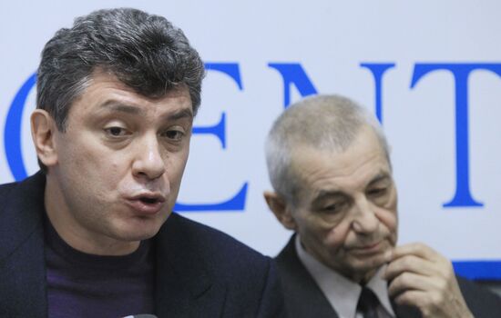 Boris Nemtsov and Konstantin Kosyakin