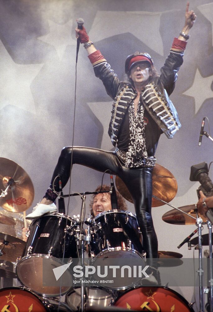 Rock singer Klaus Meine