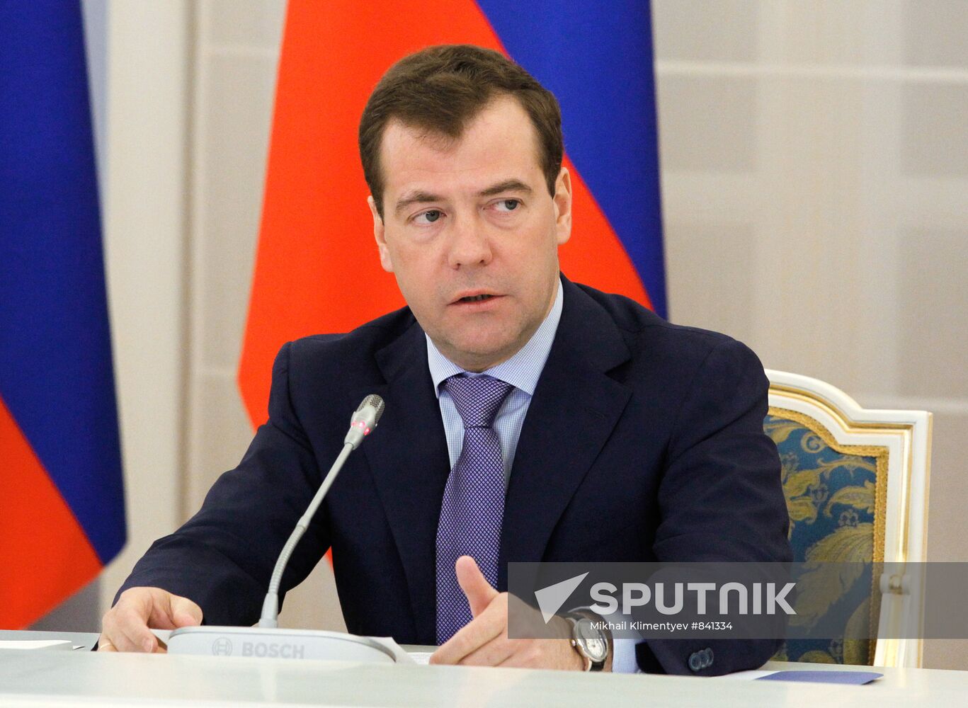 Dmitry Medvedev meets with heads of Federal Assembly