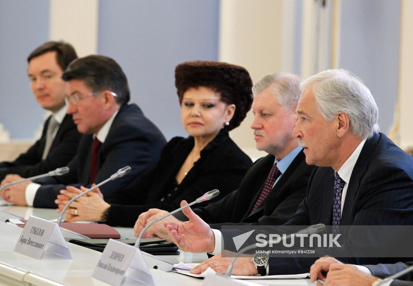 Boris Gryzlov, Sergei Mironov