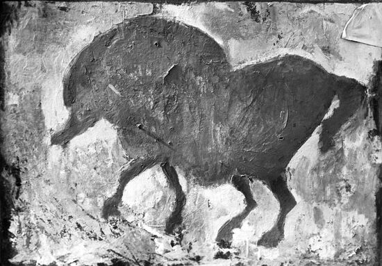 Wall painting in Kapova cave